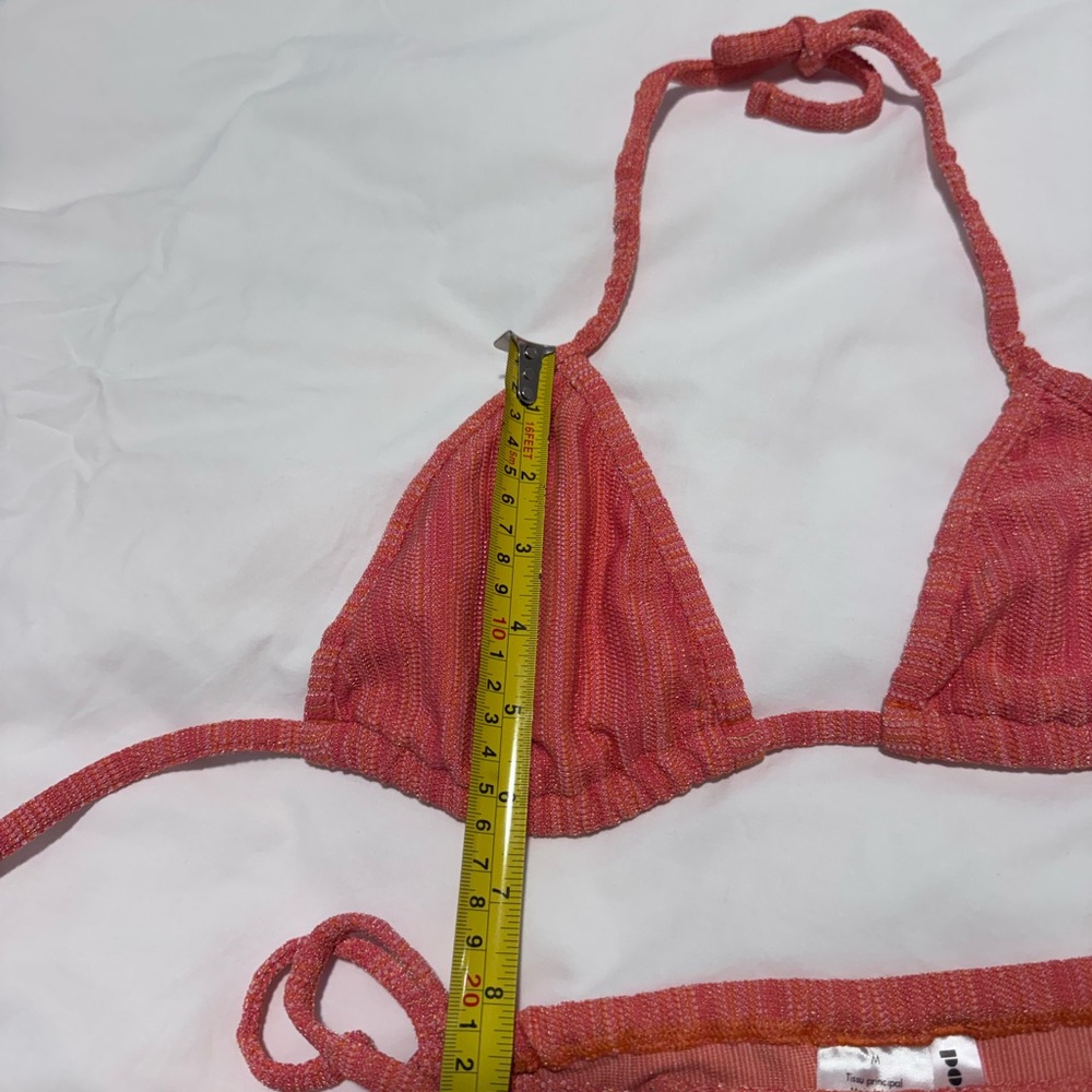 Poolday Paris melon coral lurex sparkle bikini BNWOT size M - Picture 10 of 13